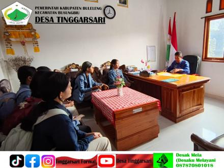 Kunjungan Dari Mahasiswa UNDIKSHA Singaraja